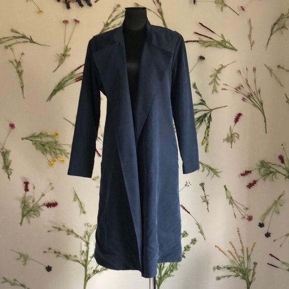 American Apparel Lightweight Vegan Silk Dylan Trench - Picture 2 of 13